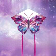 طائرة ورقية بتصميم فراشة مرصعة بالراين بورد، تحتوي على خيارات حافة بيضاء، تشمل الإصدارات المجوفة والمحددة الحواف المشحونة عشوائيًا. طائرة ورقية بفراشة نجمية، طائرة ورقية بفراشة إبداعية، طائرة ورقية بفراشة كريستالية، هدية عطلة إبداعية، ترفيه في الهواء الطلق في حديقة الشاطئ، متعة في الهواء الطلق عالية الأداء، ترفيه لأفراد الأسرة لا ينتهي، سهلة التجميع. عرض خاص في والكريسماس! - وردي - مشاهدة 7