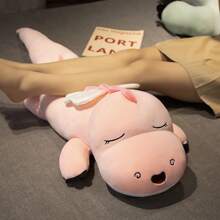 1pc Oversized Cute Long Dinosaur Plush Doll, Children Sleeping Companion Soft Stuffed Dragon Pillow, Gift For Halloween, Christmas, New Year, Home Bedroom Sofa Decor, Party Decoration - 彩色 - 查看 5