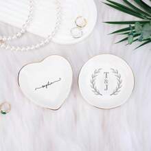 Personalized Ring Dish,Customized Name Ring Dish,Custom Jewelry Dish,Wedding Rign Holder,Engagement Gift For Her,Wedding Gift,Bridal Shower Gifts