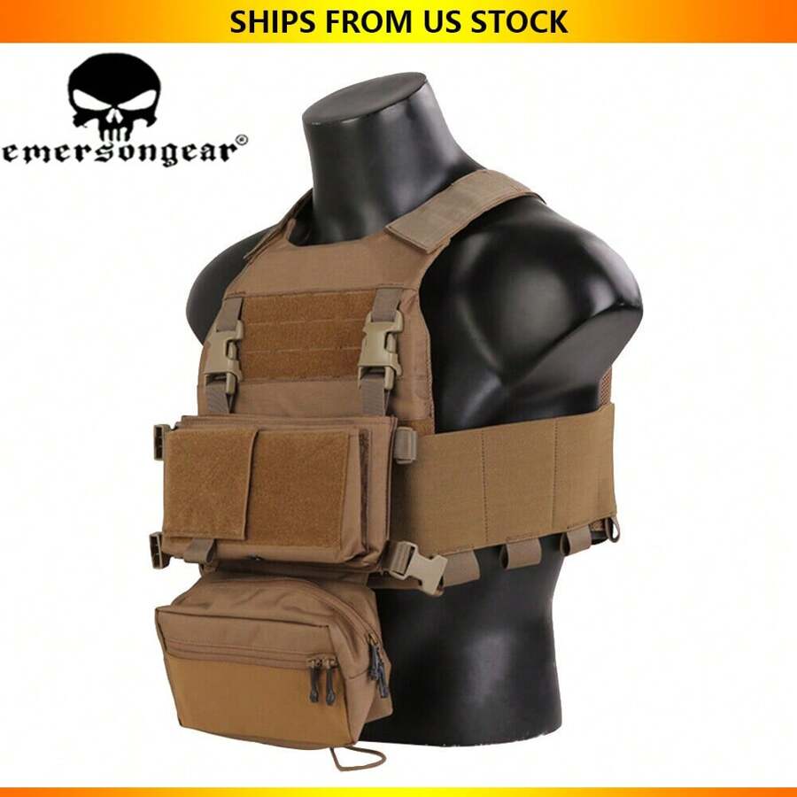SINAIRSOFT EMERSONGEAR Quick-Release Tactical Vest: Modular, Durable & Highly Versatile Gear For Tactical Operations