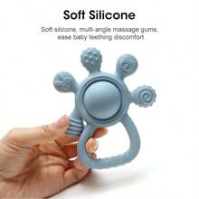 Baby Silicone Teething Toys, Infant Teether Toys With Multiple Teething Points, Teething Stick, Rattle - Multicolor - View 11
