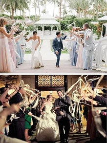 10/20PCS Lace Ribbons And Silver Bell Party Wands, Party Gifts, Ribbon Wands, Wedding Decorations, Magic Fairy Wands