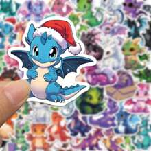 SCXXBSW 50pcs European Dragon Fun And Exquisite Cartoon Stickers Self Adhesive Skateboard Phone Cases Notebook Waterproof Stickers ﻿ - Multicolor - View 8