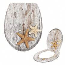 CEEDIR 马桶座圈浴室装饰夏季 - 珍珠海星 - 查看 1