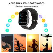GWENLAND 1.83-Inch Full Touchscreen Wireless Calling Smartwatch, Digital Smartwatch With Calling Function, 100+Sports Mode DIY Watch, Dialing Information Reminder, Multifunctional Smartwatch For Men And Women