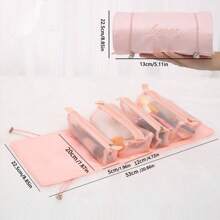 Multi-Functional 4-In-1 Makeup Organizer & Travel Toiletry Bag - Detachable And Hanging Design Travel Essentials Travel Accessories Travel Must Haves - Multicolor - View 13