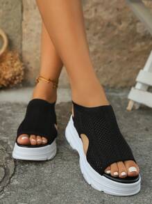 Women's Summer Athletic Sandals, New Casual Soft Bottom Flats, Fairy Style Student Beach Shoes