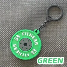 1pc Mini Barbell Weight Keychain, Fashion PVC Keyring For Men, Unisex Fitness, Suitable For Father's Day, Teacher's Day, Airplane Decor, Car Key And Backpack Accessory Car Accessories Bag Charm School Letter Cute Goth Y2k Halloween Accessories Teachers Day Christmas Gift Ideas Bag Lanyards With Id Holder Car Accessories Bag Charms - Multicolor - View 13