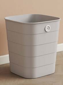 1 件装家用客厅卧室大容量垃圾桶，方形无边框垃圾桶，浴室垃圾桶