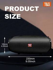 T&G TG534 Portable Outdoor Wireless Speaker, IPX4 Waterproof, Suitable For Beach/Mountaineering/Party/Camping, Dual Speaker Stereo/TF Card/USB Flash Drive, Connect To Mobile Phone/Tablet/TV - 彩色 - 查看 7
