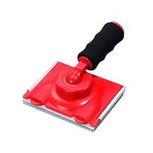 1 件乳胶漆刷，带可拆卸伸缩杆和 5 英寸手柄，带黑色护套，干净利落的油漆边缘滚筒刷工具，适用于家庭房间墙壁天花板 - 紅色 - 查看 10