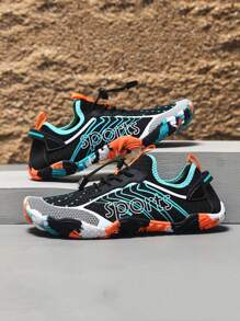 Men's Casual Water Sports Shoes, Breathable, Lightweight, Quick Dry, Non-Slip, Suitable For Surfing, Swimming, Fishing, Diving, Fitness Training, Outdoor River Tracking, Adjustable Fit