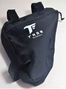 Bolsa Quadro Triangulo Bike Pratica Bicicleta Triangular Nova Designer - Preto - Visão 3