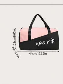 1 pièce Sac à chaussures, sac , de vacances, d'extérieur, de ski, d'articles de sport, de voyage, sac fourre-tout, sac de travail et de fitness, sac d'école pour les étudiants, sac de week-end, sac de sport, sac d'entraînement, grand sac de sport étanche, sac à main de week-end, séparation sèche et humide, sac à bandoulière multifonction de loisir portable, pour hommes, femmes, filles, garçons, accessoires de gym