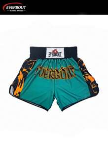 MMA Boxing Kickboxing Training Colorblock Holiday Party Casual Running Daily Wear Quick-Dry High Waist Men Shorts
