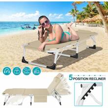 ABORON Oversized XXL Folding Camping Cot W/Mat For Adults, 78" L X 32" W X 18" H, Heavy Duty Outdoor Bed With Carry Bag,1200 D Layer Oxford Travel Camp Cots - 黃色 - 查看 5