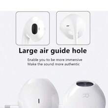 Cuffie cablate compatibili con iPhone, auricolari con spina da 3,5 mm o USB Type-C, cuffie con microfono integrato e controllo volume, compatibili con iPhone/iPad/Android/computer portatile/PC/computer e altri dispositivi con jack da 3,5 mm o USB Type-C