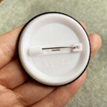 44mm 1.7inch Pins Broach DIY Buttons Snap-In Craft - White - View 5
