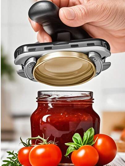 1pc Multifunctional Stainless Steel Manual Can Opener And Bottle Opener, Smooth Edges, Ergonomic Design - Adjustable, Easy Grip, Multipurpose Kitchen Tool - Convenient Manual Can Opener - Ideal For Parties And Everyday Use, Kitchen Supplies, Kitchen Utensils, Kitchen Tools