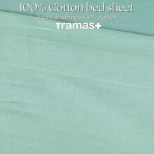 Bộ ga trải giường TRAMAS+ 100% cotton, gồm ga trải giường vừa vặn, ga trải giường trên cùng và vỏ gối, Bộ đồ giường mềm mại và thoáng khí, Chứng nhận STANDARD 100 của OEKO-TEX - ✅ Giao hàng 24/72h đến Tây Ban Nha (lục địa) - Xanh - Xem 4