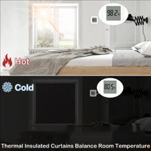 Tenda oscurante al 100% che blocca i raggi UV, tende oscuranti pannelli per finestre, copertura parasole rimovibile e portatile in tessuto oscurante per camera da letto, rimovibile e temporanea