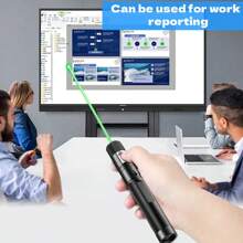 Outdoor, Office Laser Pointer, Super Light Speed, Small And Light, Easy To Carry, High Brightness, Clear Indication, Night, Day Can Be Applied - Black - View 3