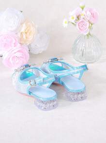 1 Pair Girls' Fashion High Heel Sandals, Suitable For Summer