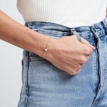 Fashionable Minimalist Beaded Bracelet With Freshwater Pearls, Summer Female Accessory