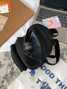 2025 New Fashion Casual Backpack, Mini Small Backpack, Versatile And Unisex Bookbag - Multicolor - View 3