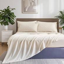 7-Piece Cozy Tufted Comforter Set For King - Soft Microfiber, Lightweight, Breathable - Twin/Full/Queen/King, And Bed In A Bag, Suitable For All Seasons, Comes With Comforter, Flat Sheet, Fitted Sheet , PillowSham And Pillowcases, Ideal Gift,Room Decro - Màu be - 03 - Xem 4