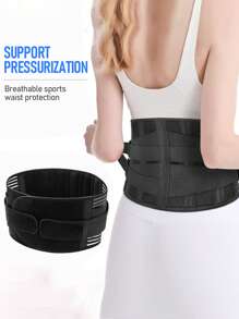 1pc Back Braces For Lower Back, Breathable Back Support Belt For Men/Women For Work , Anti-Skid Lumbar Support Belt