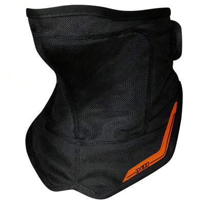 Protetor de Pescoço Ventilado Com Cabo de Aço Anti Linha Cortante Pescoceira Motociclista