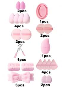 43pcs Makeup Brush Set, Includes Eye Shadow Brush, Eyebrow Brush, Foundation Brush, Powder Brush, Blush Brush, Concealer Brush And Highlighter Brush, Made Of Ultra-Soft Premium Synthetic Hair, Suitable For Daily Facial Makeup