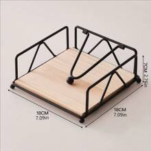 1pc Paper Towel Holder, Elegant & Minimalist Design, High-Quality Metal Spraying, Suitable For Home, Living Room, Dining Room Decor, Kitchen, Office Desk, Dining Table & Cafe, Essential Paper Towel Storage, Fashionable, Mother's Day Gift For Home Kitchen Bedroom Living Room Dining Room, Home Decoration Accessories, Decorative Box, Women Wedding Gift, Summer Travel Holiday Festival Must-Have