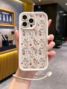 1 pieza Funda de teléfono con protección de cámara y patrón floral ditsy, compatible con Apple 11 Pro Max/12 Pro Max/13 Pro Max/14 Pro Max/15 Pro Max/16 Plus/16 Pro Max, compatible con Redmi, compatible con OPPO/compatible con Realme, compatible con VIVO, compatible con Infinix, compatible con Honor, compatible con MOTO, compatible con , resistente al agua, a los golpes, a las caídas y a los arañazos, versión internacional, no la versión nacional - Blanco - Ver 4