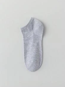 1/3/5/10/15/20/30雙女款短襪隱形襪，白色/黑色/灰色，休閒日常穿著可愛襪子，卡通細節，隨機配色 - 彩色 - 查看 5