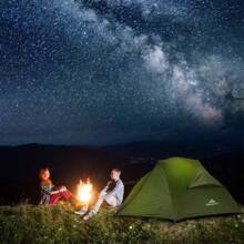 Forceatt Carpa 2 y 3 Personas es Impermeable y Resistente al Viento, Tienda de campaña para 3 a 4 Estaciones, Poste de Aluminio Ligero Que se Puede Instalar rápidamente, Ideal para Senderismo - 3-Persona-Verde Oscuro - Ver 7