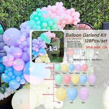 Kit de 128/152/129 piezas de guirnalda de globos para decorar arcos, decoración para cumpleaños, temas de Pascua, festivales, celebraciones, bautizos, primavera, verano y bodas