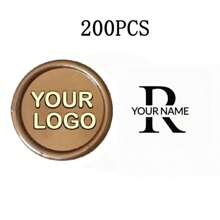 200 Pcs Wax Seals Stickers, Custom Logo Wax Stickers, Handmade Wax Seal Stickers For Wedding Invitation, Self-Adhesive Envelope Wax Stickers-Bronze,Back To School,School Supplies,Multi-Functional,Ornamental,Reusable,Modern,Colorful,Cute,Vintage,Cartoon,Kawaii,Custom,Personalized,Unique,Customized,Workers,Clients,Students,For Business/Work/Office,For School,School Supplies,Back To School,For Office,For School,For Classroom,For Teacher Gifts,For University,For Colleague,For Dorm Rooms,For Teacher,For Boys And Girls,For Teenagers,Junior High School Students,Middle School Students,High School Senior High School Students,College Students,University Students,Freshman,Sophomore,Underclassmen