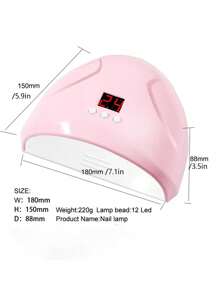 Đèn sấy móng tay gel UV LED LULAA, Máy sấy móng chuyên nghiệp, Đèn sấy gel vỏ nhựa, Lò sấy sơn gel nhanh, Cảm biến tự động di động, Máy sấy móng tại nhà và salon, Món quà tốt nhất cho các cô gái, Máy sấy móng tay UV LED với cảm biến thông minh, Đèn UV có thể sấy khô mọi loại sơn gel móng tay, Dụng cụ làm móng chuyên nghiệp - hồng hoặc trắng - Xem 11