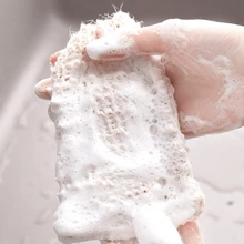 1/5 件装肥皂袋、香皂袋、剑麻肥皂袋网眼用于去角质、沐浴、擦洗