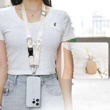Adjustable Phone Lanyard Strap, Suitable For All Smartphone Models, Thick 0.8 Inch (2cm) Wide, Multifunctional Nylon Shoulder Strap, , For Hiking, Crossbody Bag