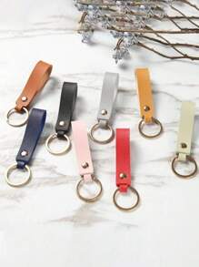 Customizable PU Leather Keychain, Gift For Birthday, Valentine's Day, Anniversary, Christmas, Car, Coordinates, Mom, Dad - Multicolor - View 7