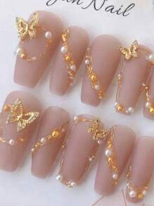10/20 accesorios de uñas de aleación, simples, lindos, románticos, estilo japonés y coreano, mariposa hueca de plata, decoración de uñas para mujeres, decoración de belleza, decoración DIY, decoración de estuche de teléfono hecho a mano, decoración de muñecas, se puede usar en el hogar con decoración de uñas o parches de uñas para uso diario, uso festivo, uso de traslado