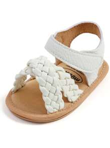 Lässige niedliche blumenförmige offene Sandalen für Kleinkindmädchen, atmungsaktive rutschfeste Laufschuhe für Frühling und Sommer