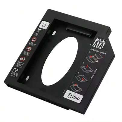 Plastic Optical Drive Case 12.7mm Thick Optical Drive SATA Hard Drive Adapter CD/DVD-ROM Optical Drive Bay Laptop Hard Drive Bay