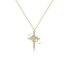 1pc Women Christian Crown Cross Pendant Necklace, Suitable For Daily Wear And Gift-Giving - Suitable For All Seasons, An Ideal Choice For Christmas, Valentine's Day And Other Occasions