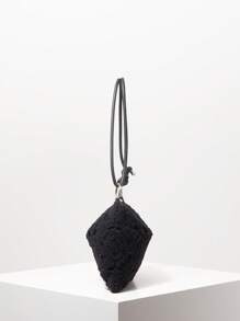 花卉镂空针织编织单肩包、高档晚装手拿包、女士手提包、女士派对礼服、女士波西米亚风沙滩包、婚礼用品、节日必备品（图案随机）