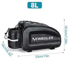 NEWBOLER Túi đựng đồ sau xe đạp MTB Túi đựng đồ cốp xe đạp du lịch chống thấm nước dung tích lớn - Nhiều màu - Xem 14