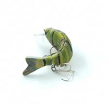 1pc Multi-Jointed Artificial Bait With Blood Slot Hook, Realistic Crankbait Fishing Lure For Bass/Trout, Fishing Gear And Accessories - Multicolor - View 11